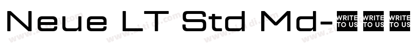 Neue LT Std Md字体转换